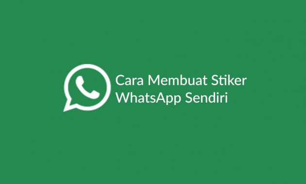 Cara Membuat Stiker WhatsApp WA Sendiri