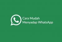 Cara Menyadap Whatsapp